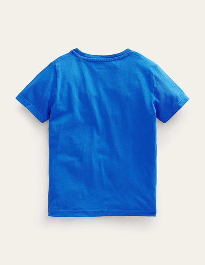 Appliqué T-shirt-Cabana Blue Digger-2