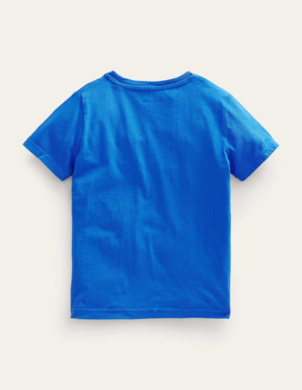 Appliqué T-shirt-Cabana Blue Digger
