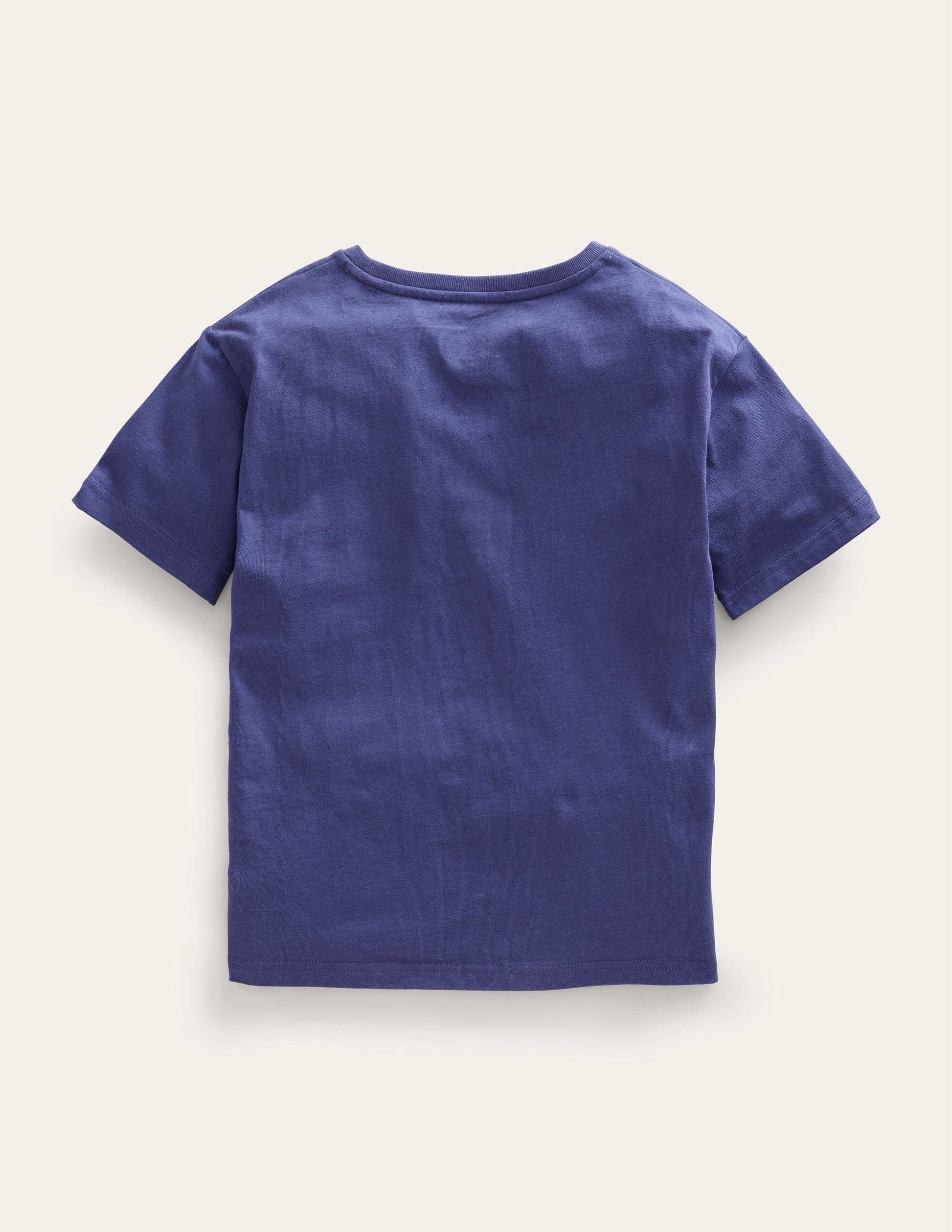 Mini Fun Appliqué T-shirt-Soft Starboard Blue-2