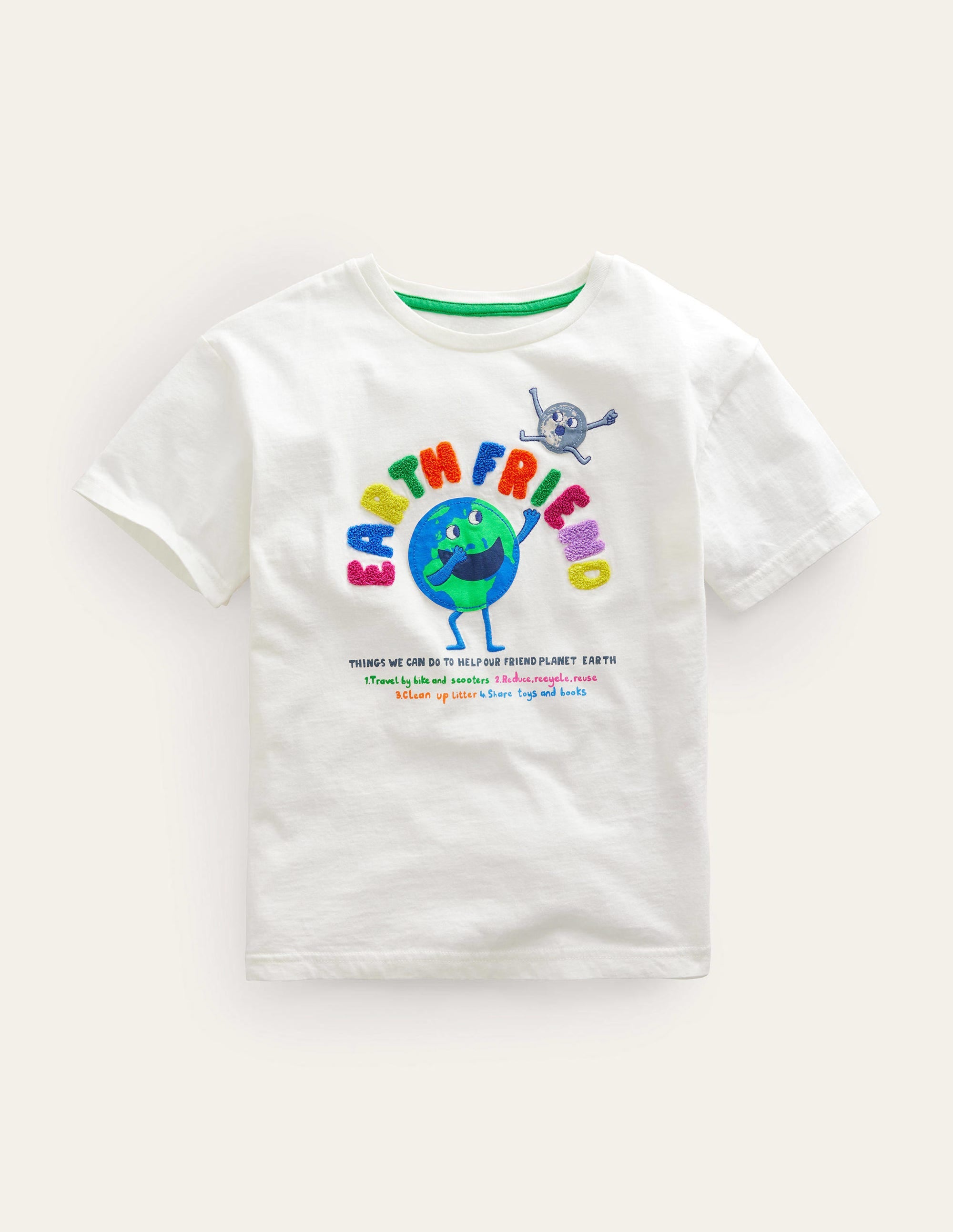 Earth T-shirt-Ivory Earth - Image 1
