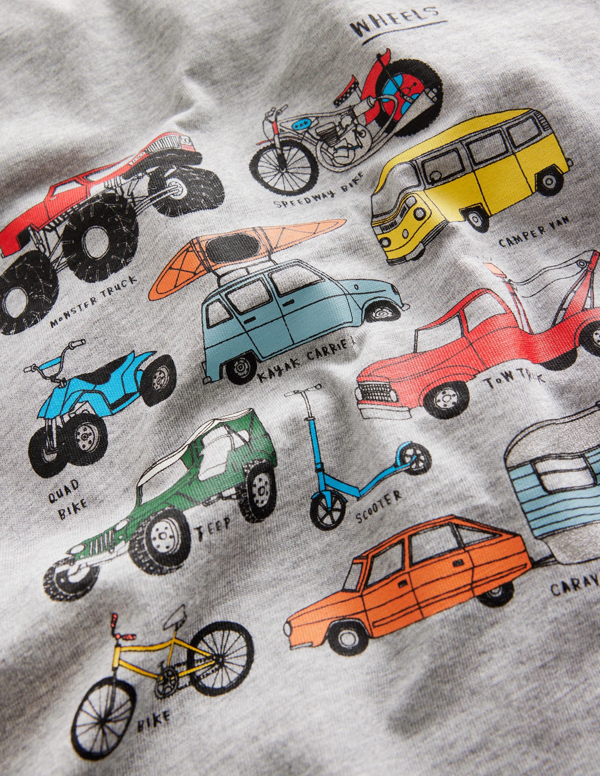 Grid Fact Raglan-Strawberry Tart Red Wheels - Image 3