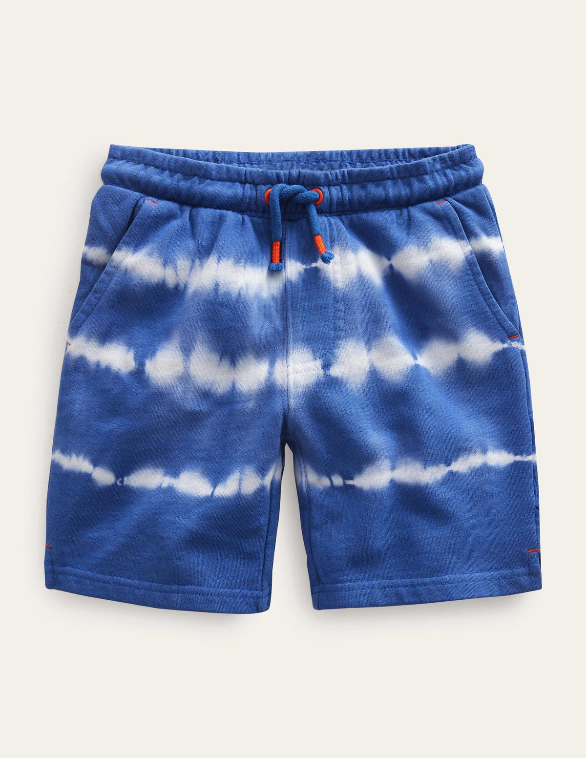 Tie Dye Garment Shorts-Indigo Tie Dye - Image 1