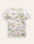 All-over Printed T-Shirt-Multi Cars