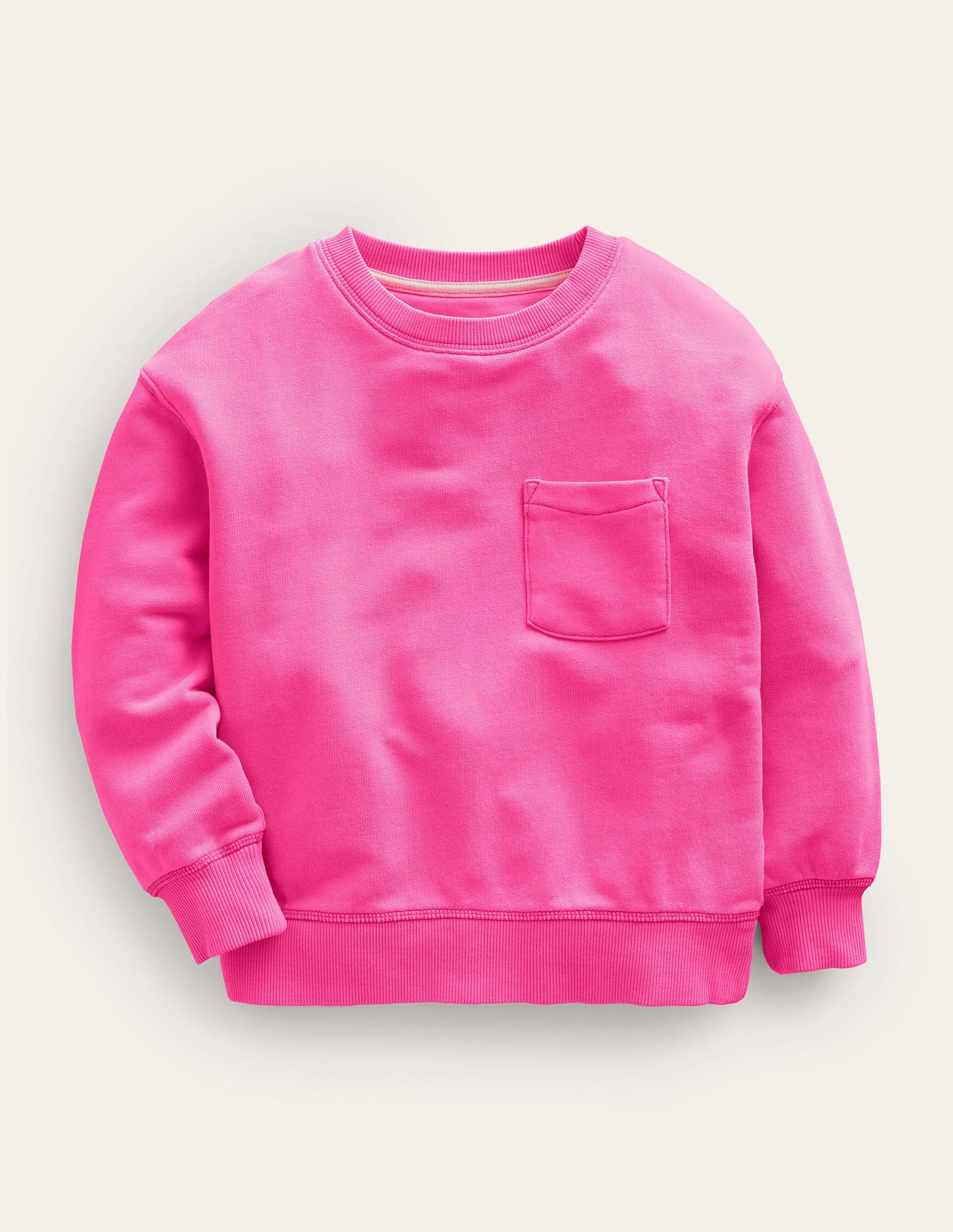 Supersoft Sweatshirt-Neon Pink - Image 1