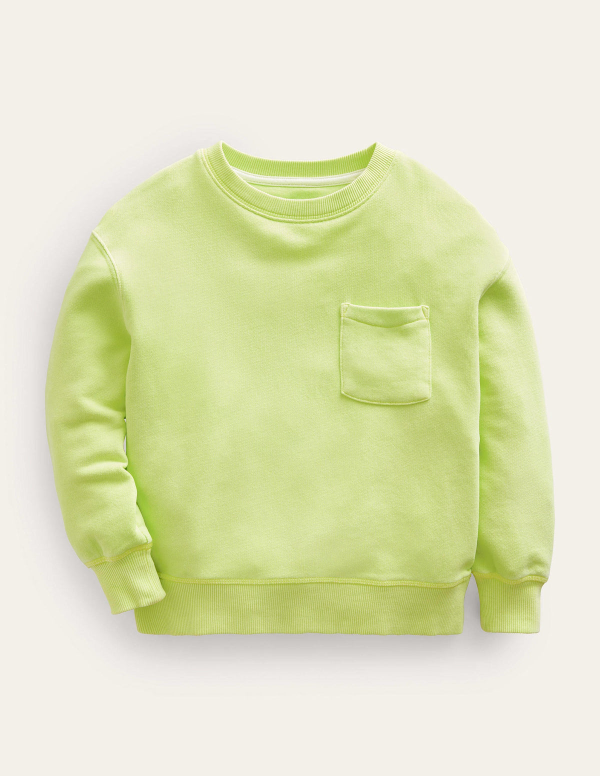 Supersoft Sweatshirt-Neon Yellow - Image 1