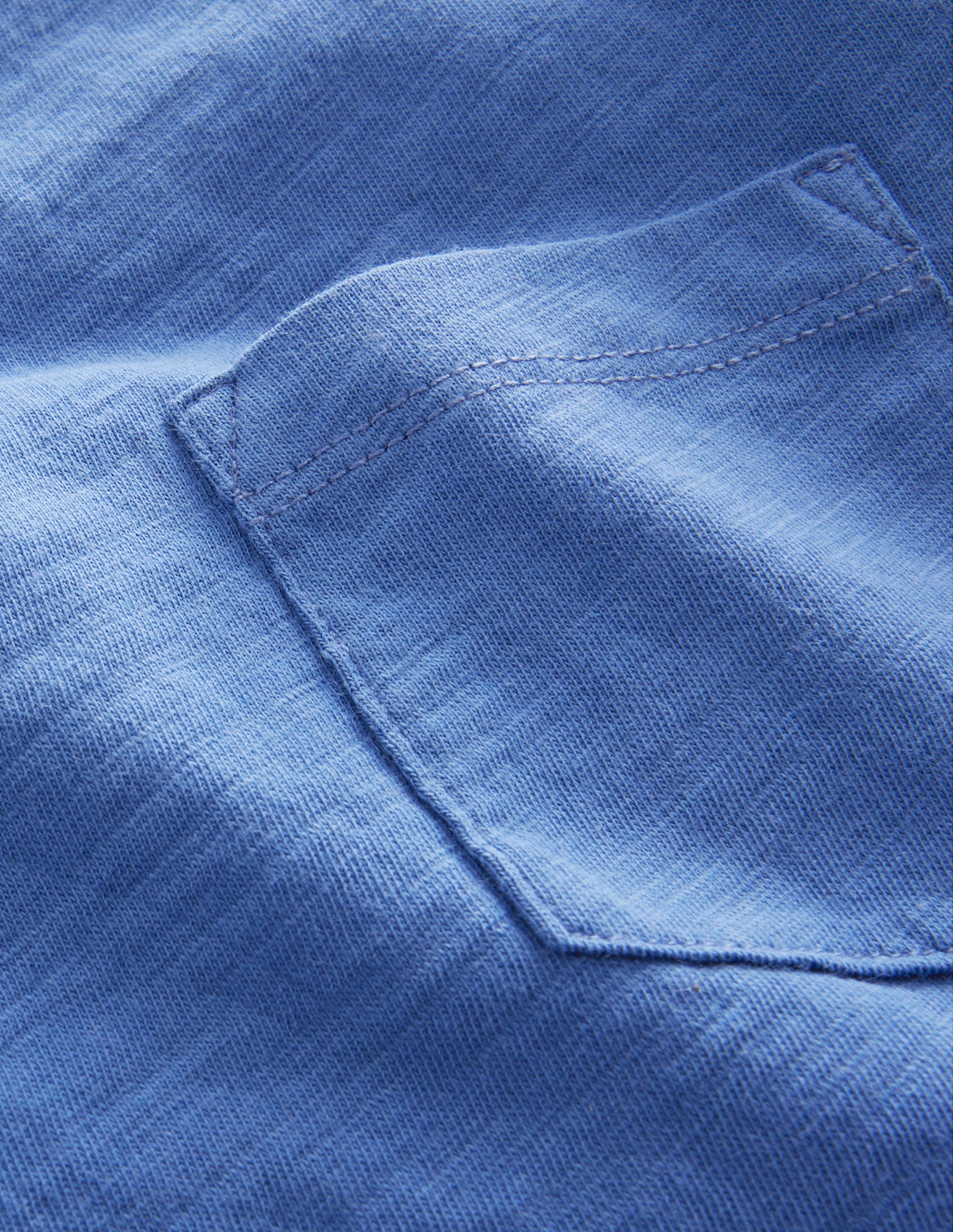 Washed Slub T-shirt-Delft Blue - Image 3