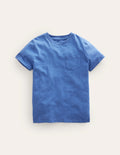 Washed Slub T-shirt-Delft Blue