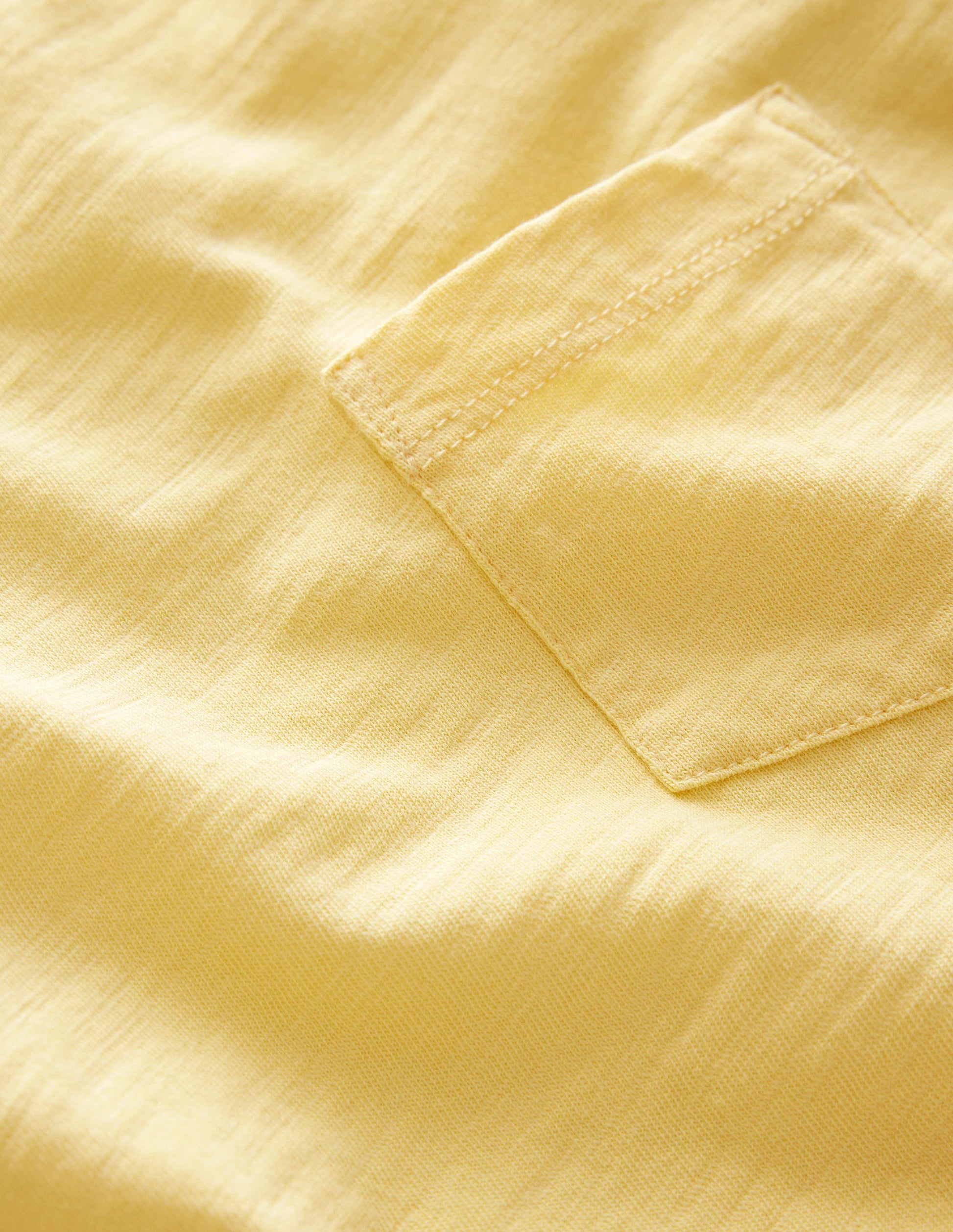 Washed Slub T-shirt-Buttercup Yellow-3