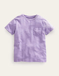 Washed Slub T-shirt-Misty Lavender