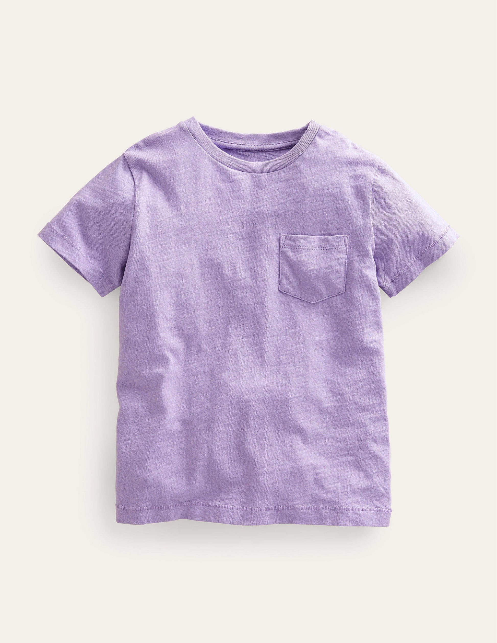 Washed Slub T-shirt-Misty Lavender-1