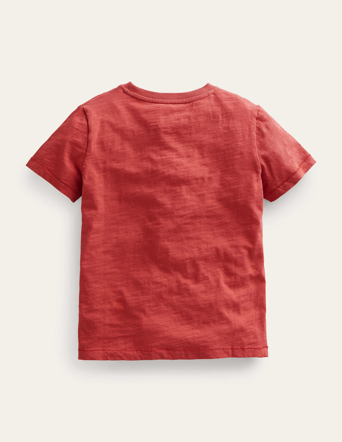 Washed Slub T-shirt-Washed Jam Red - Image 2