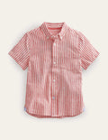 Strawberry Ticking Shirt-Red Ticking Stripe