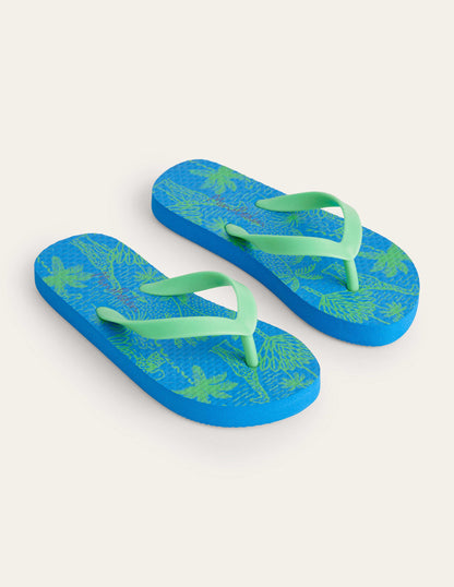 Flip Flops (Boys)-Palm Print-2