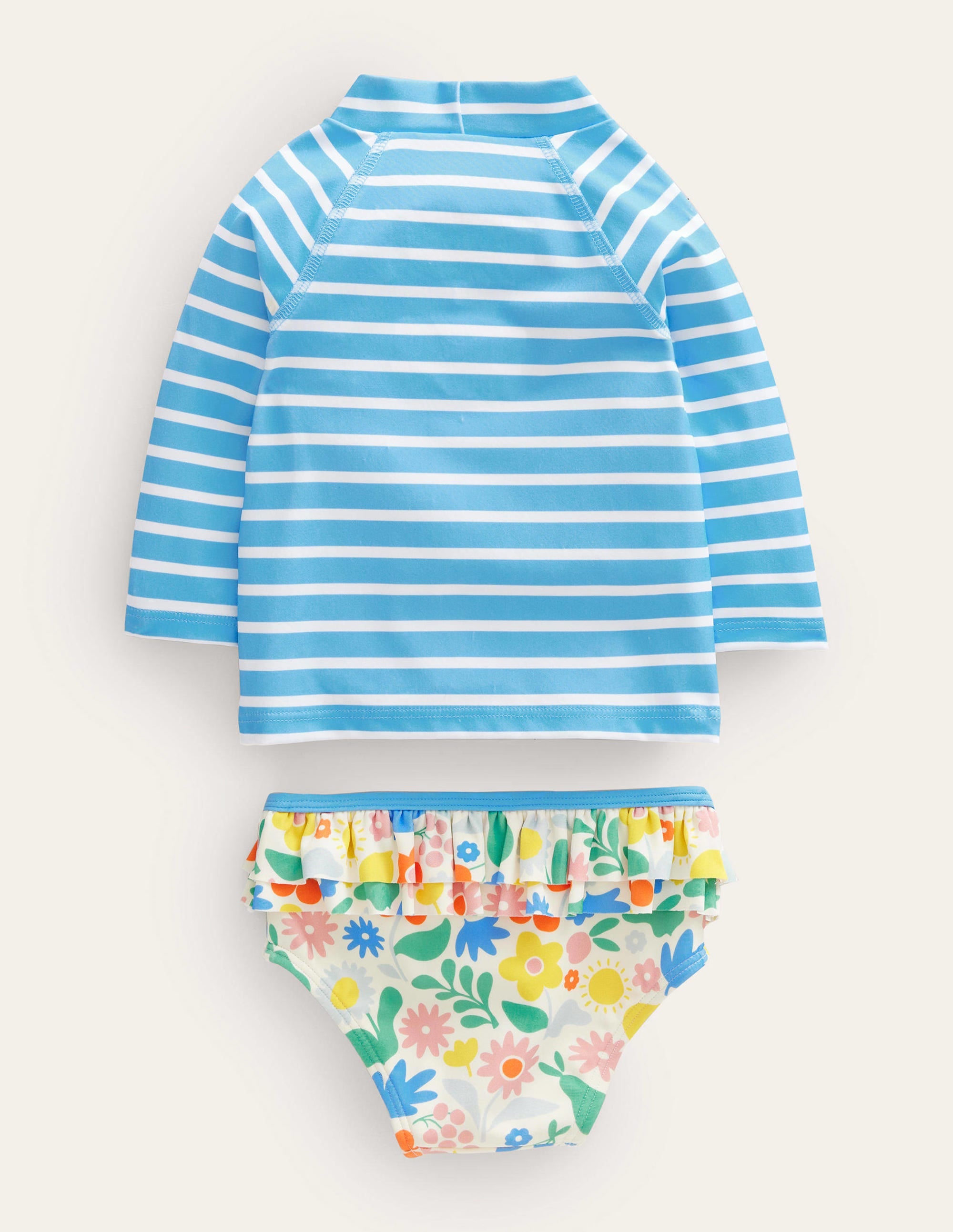 Frill Rash Vest Set-Multi Holiday Floral - Image 2