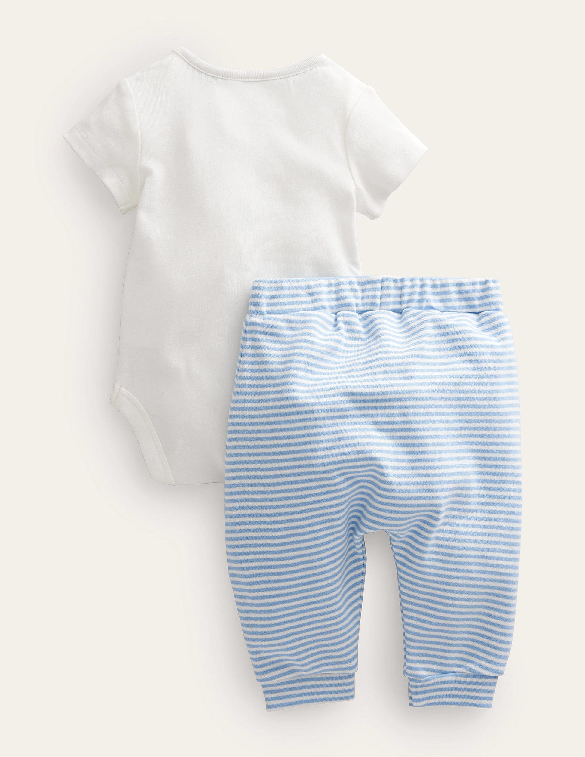 GOTS Body & Legging Set-Ivory Bunny-2