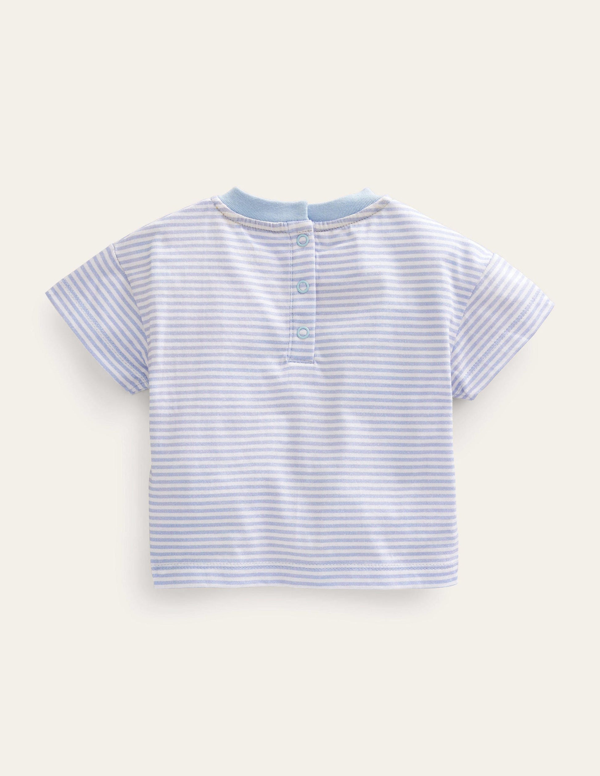 Relaxed T-shirt-Ivory/Blue World-2