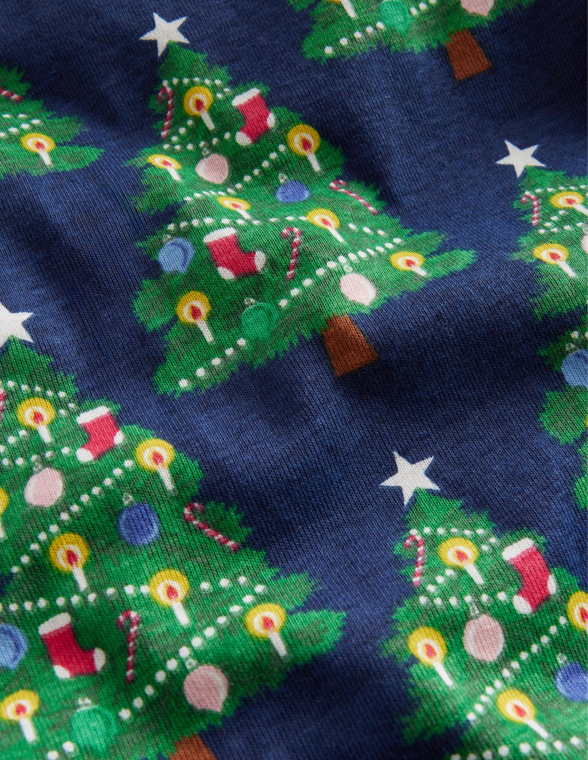 Single Glow-in-the-dark Pyjama-College Navy Christmas-3