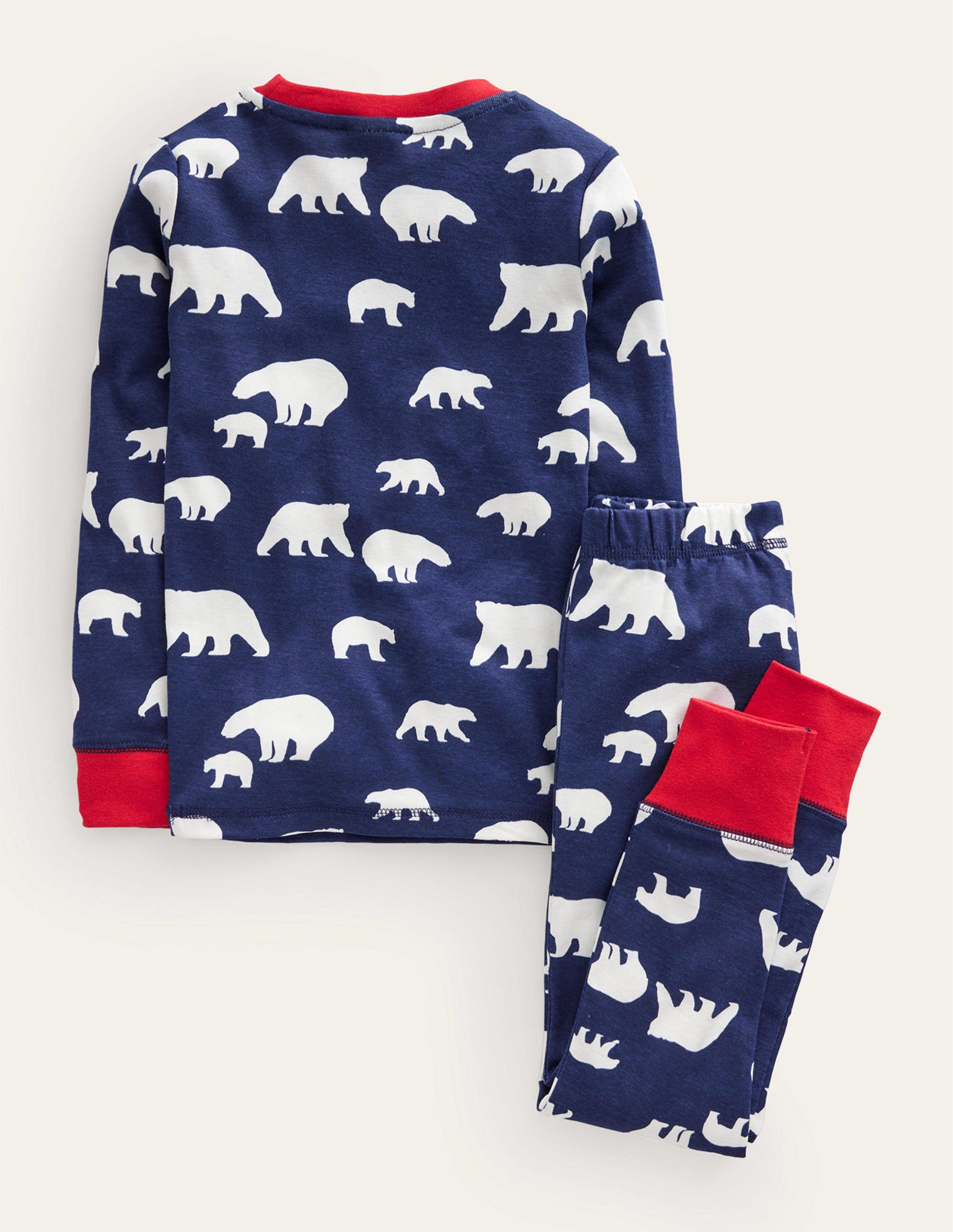 Single Glow-in-the-dark Pyjama-Delft Blue Polar Bear-2