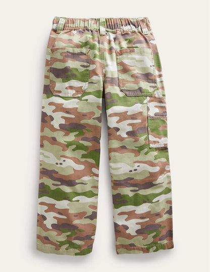 Canvas Trousers-Green Camo-2