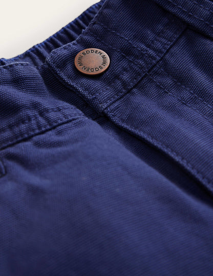 Canvas Trousers-College Navy-3