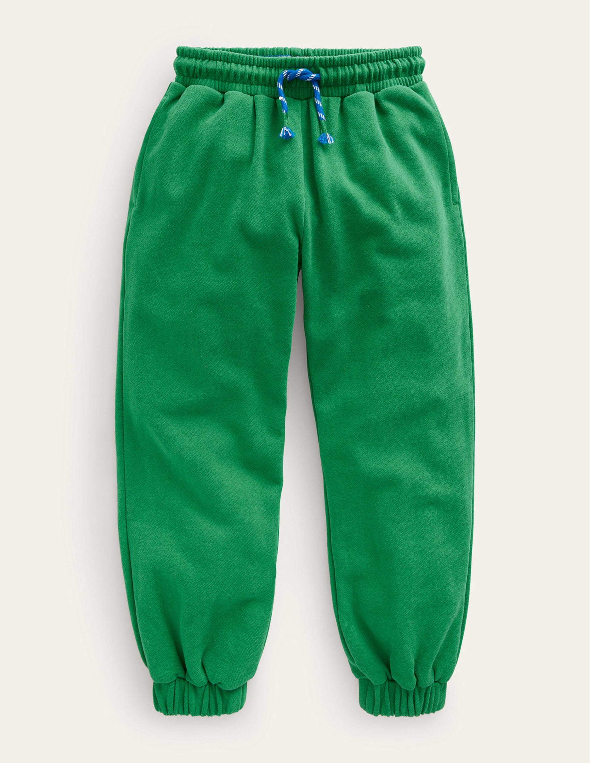 Cosy Relaxed Joggers-Deep Green-1