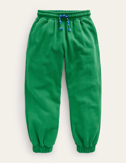 Cosy Relaxed Joggers-Deep Green-1