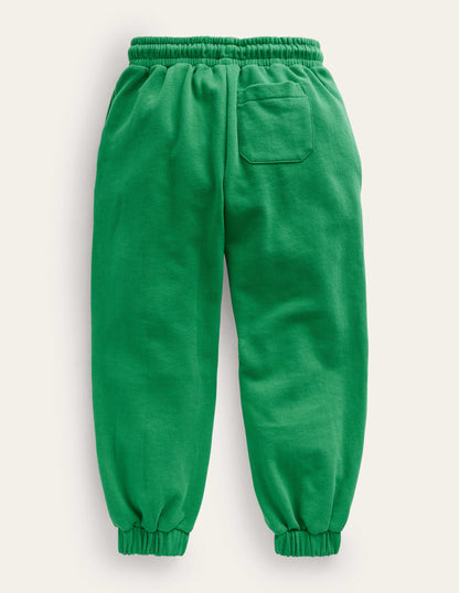 Cosy Relaxed Joggers-Deep Green-2