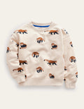 Printed Sweatshirt-Red Panda Print
