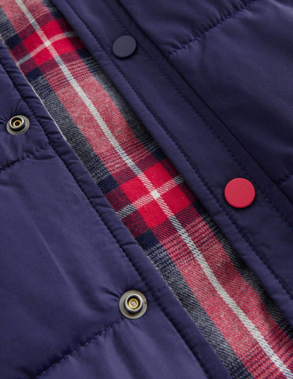 Reversible Quilted Shacket-College Navy-5