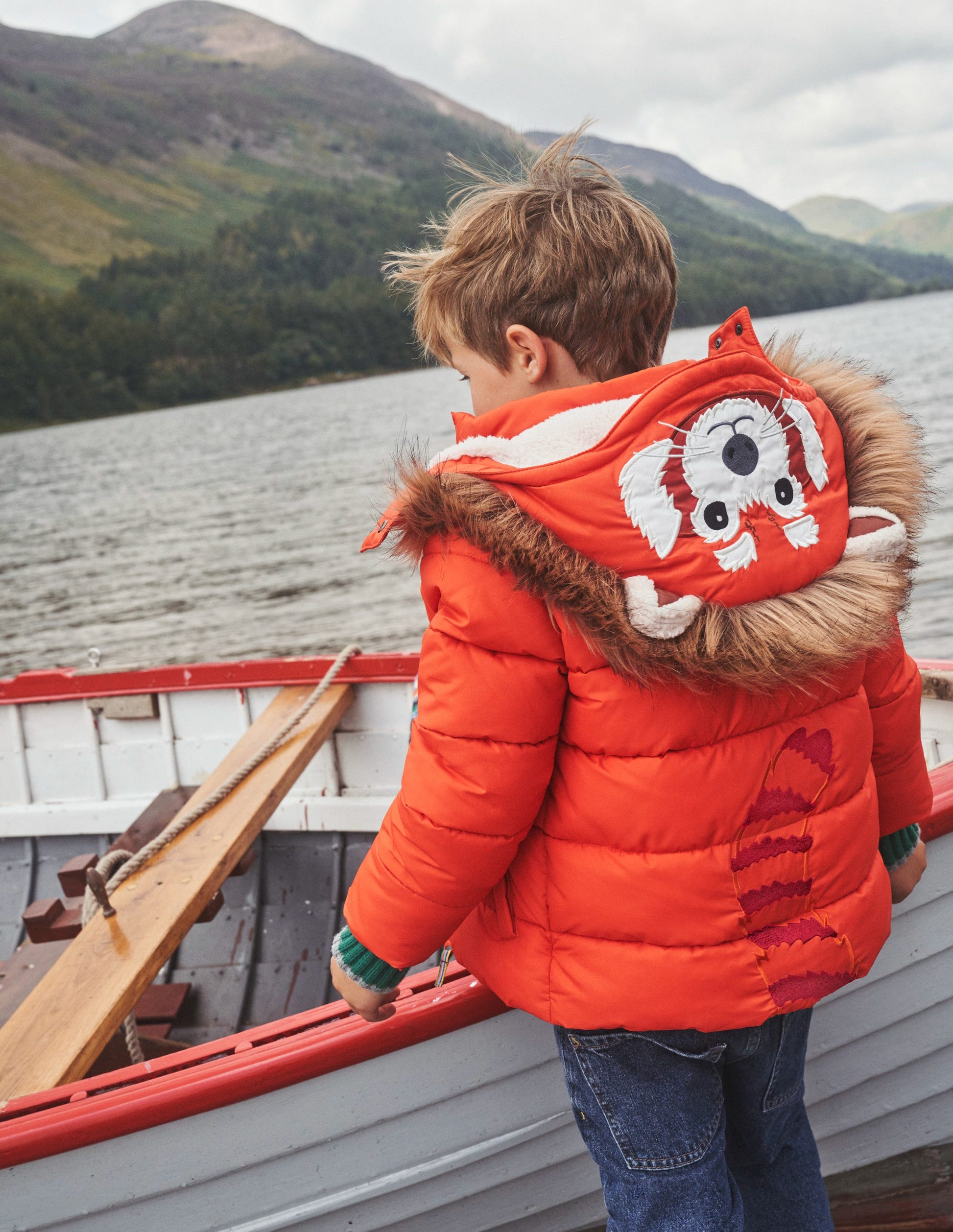 Fun Padded Jacket-Autumn Maple Orange-6