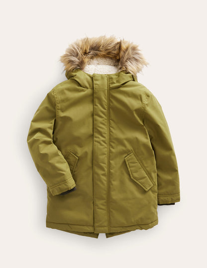 Authentic Waterproof Parka-Green Olive-1