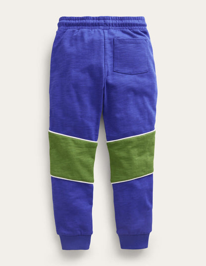 Slim Sporty Joggers-Brilliant Blue-3