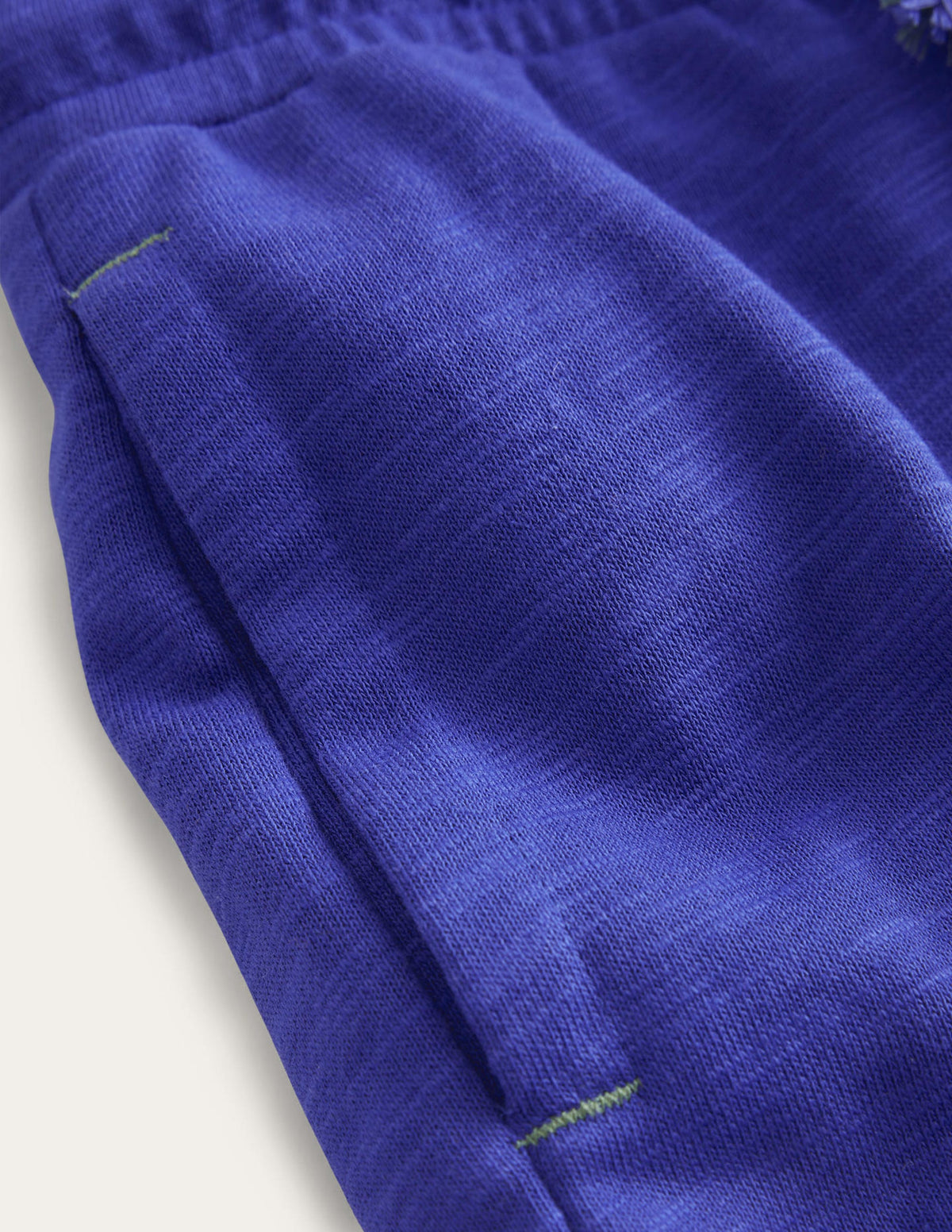 Slim Sporty Joggers-Brilliant Blue - Image 3