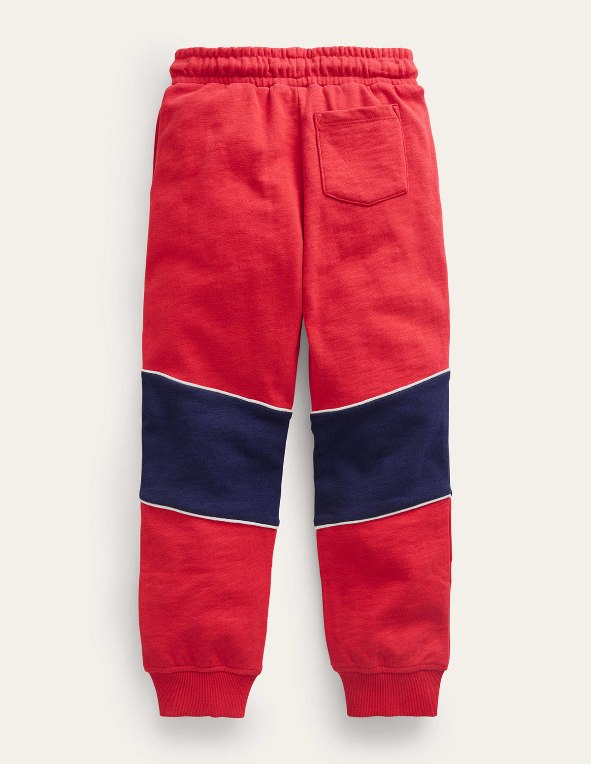 Slim Sporty Joggers-Rockabilly Red - Image 2