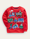 Advent Calendar Sweatshirt-Red