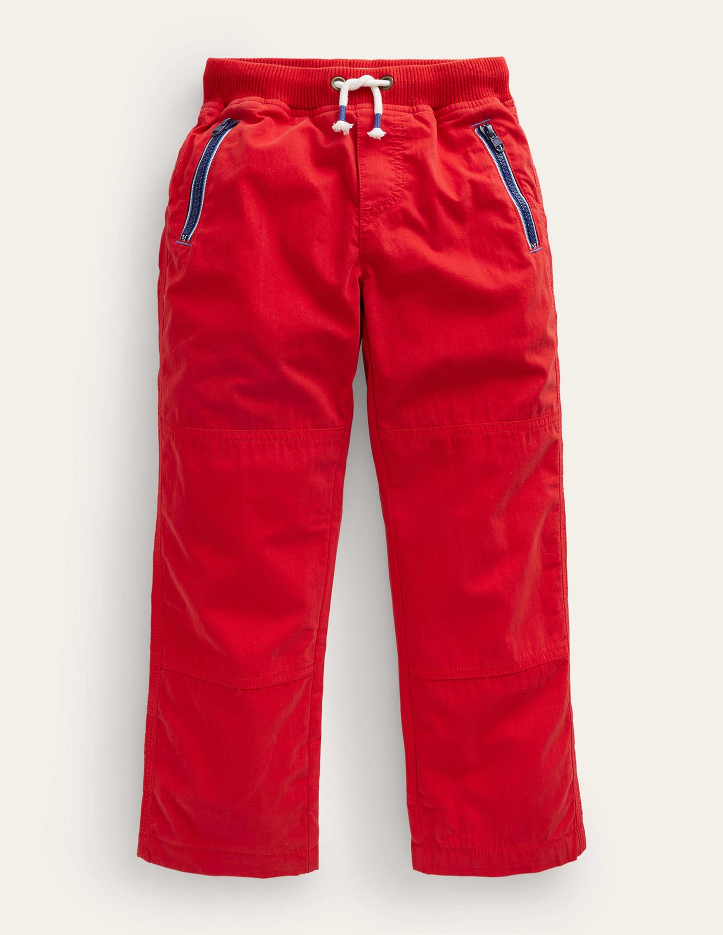 Cosy Lined Trousers-Rouge Red