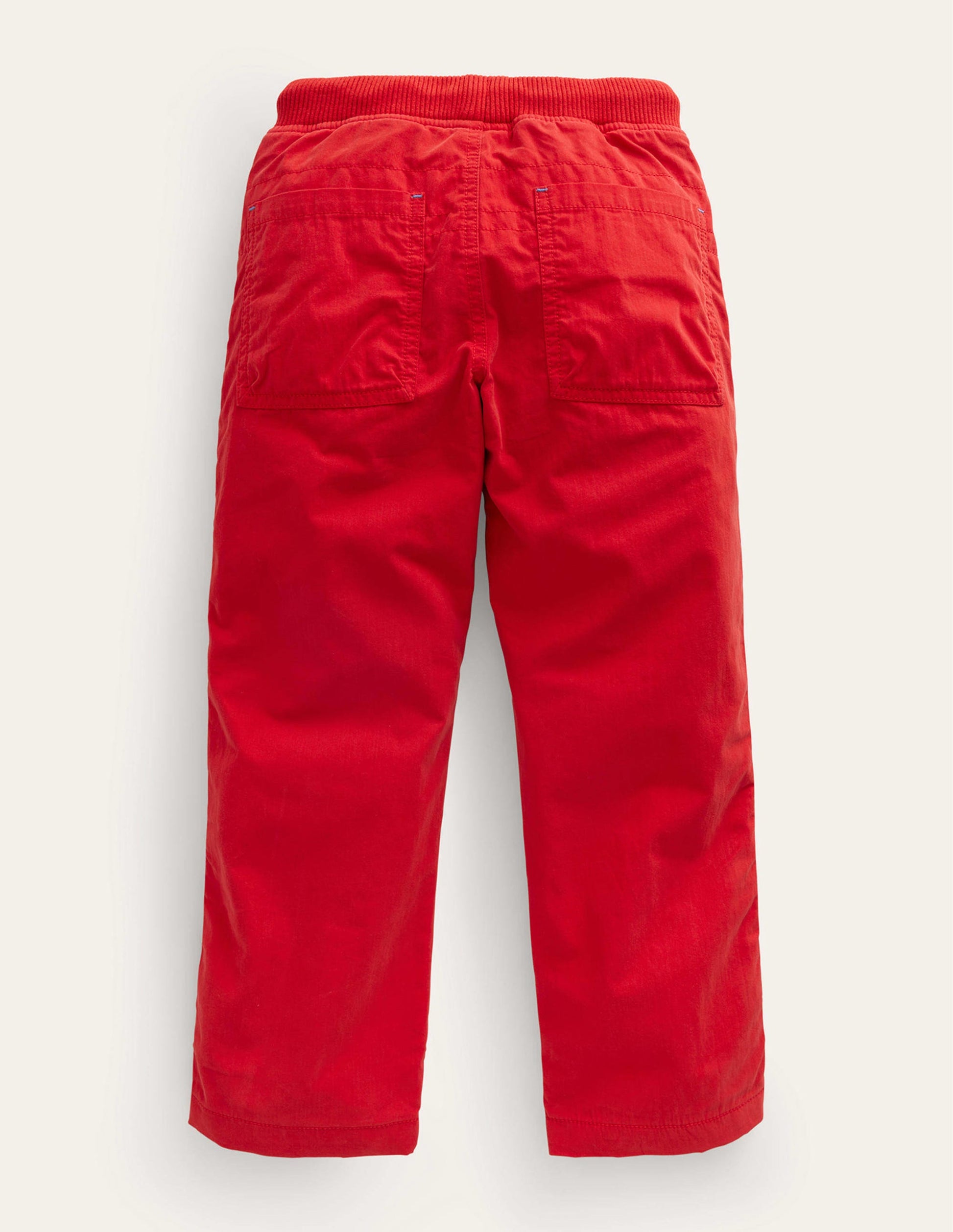 Cosy Lined Trousers-Rouge Red-2