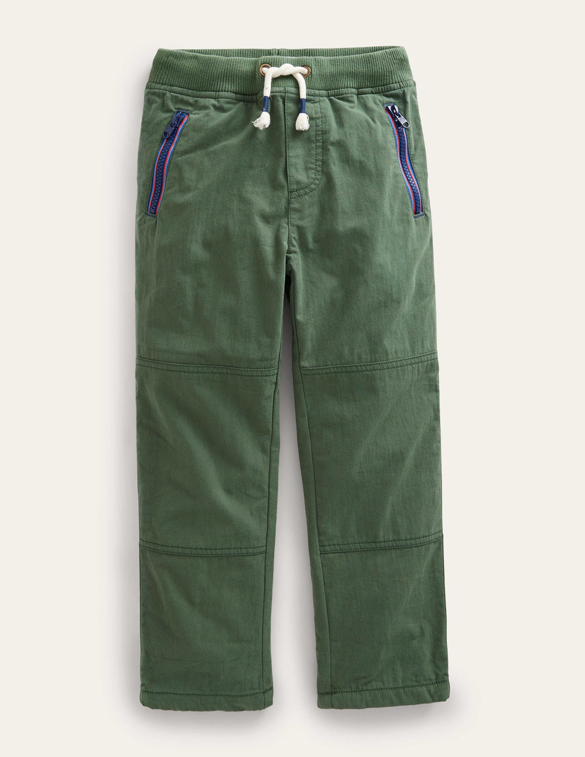 Cosy Lined Trousers-Monster Green - Image 1