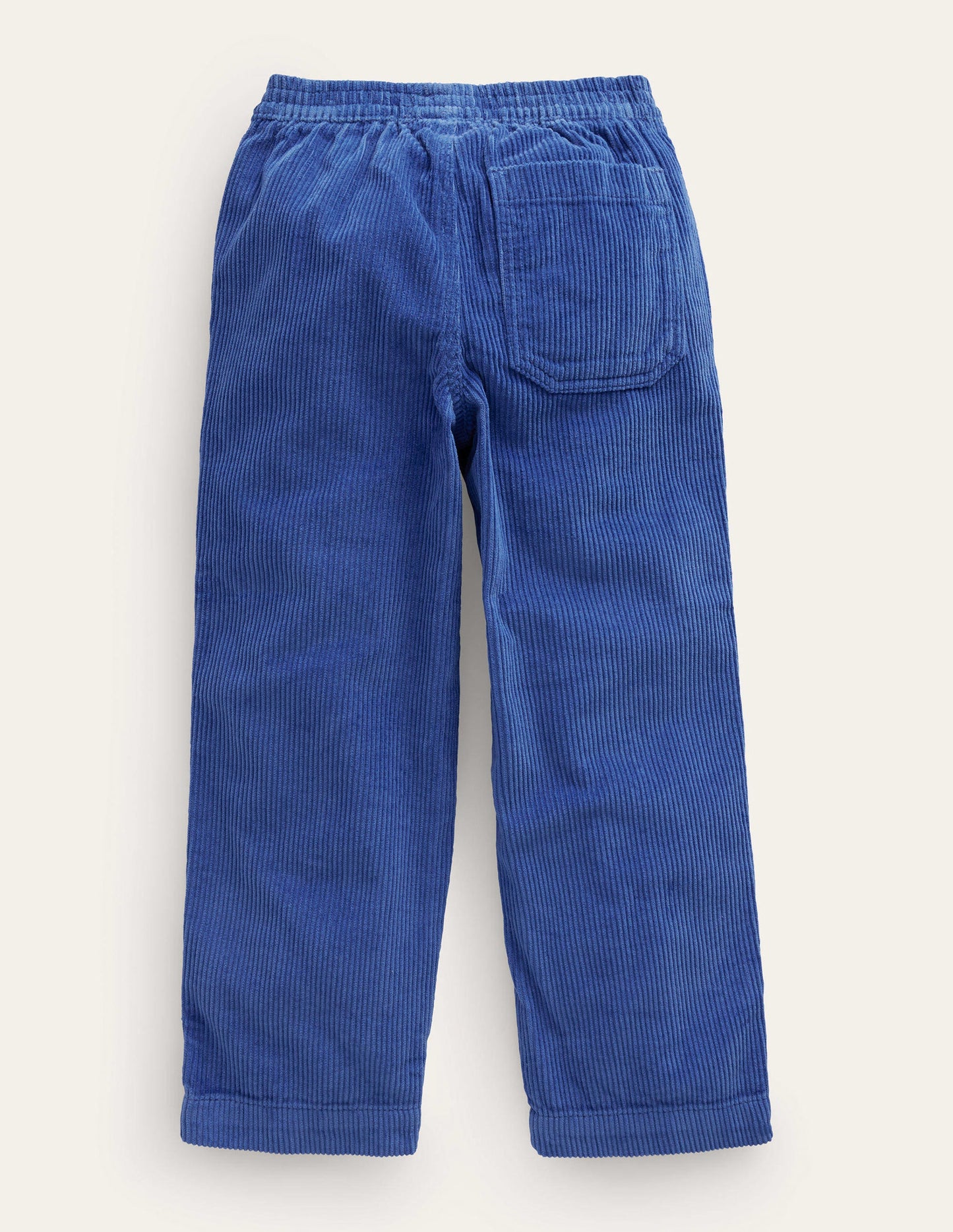 Chunky Pull-on Cord Trousers-Delft Blue