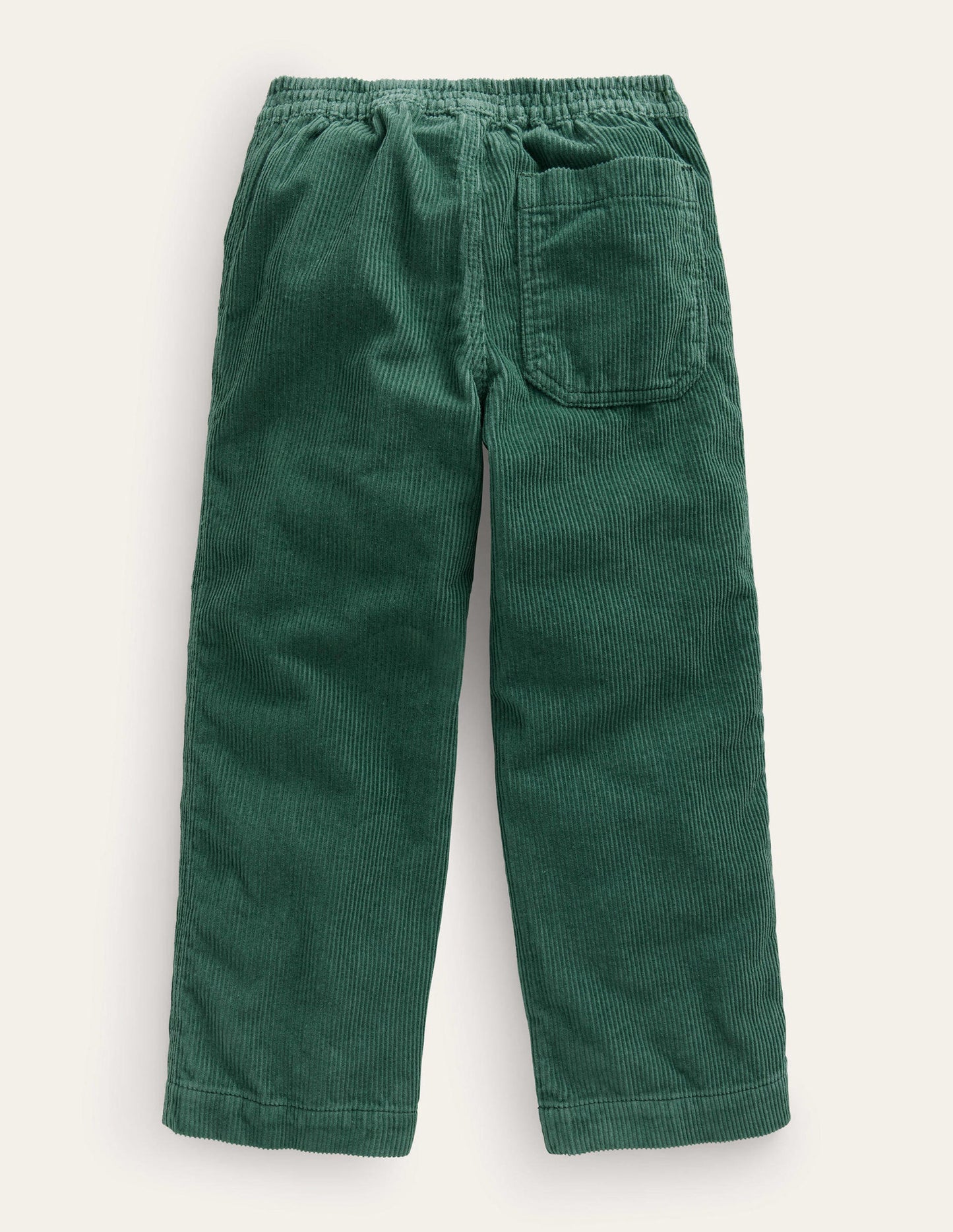 Chunky Pull-on Cord Trousers-Monster Green