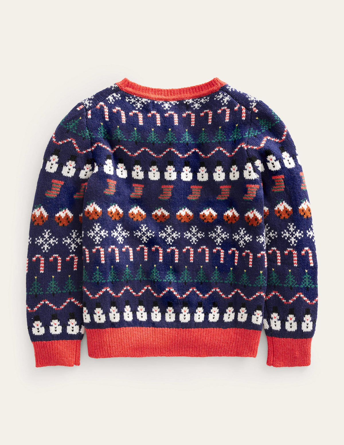 All Over Christmas Fair Isle-College Navy - Image 2
