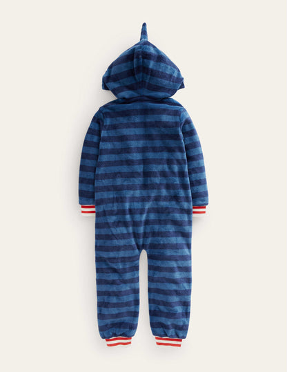Cosy Fleece All-In-One-Blue Shark-2