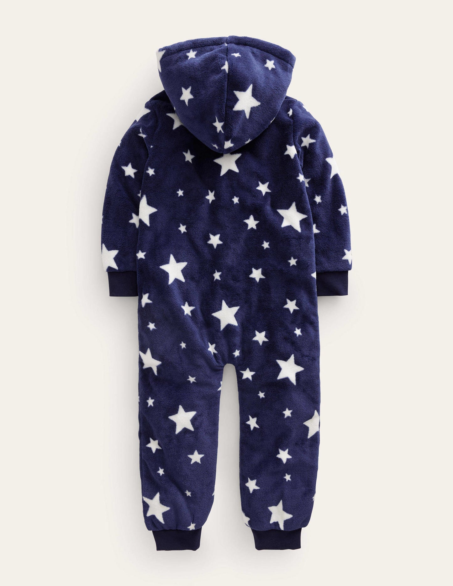 Cosy Fleece All-In-One-College Navy Star