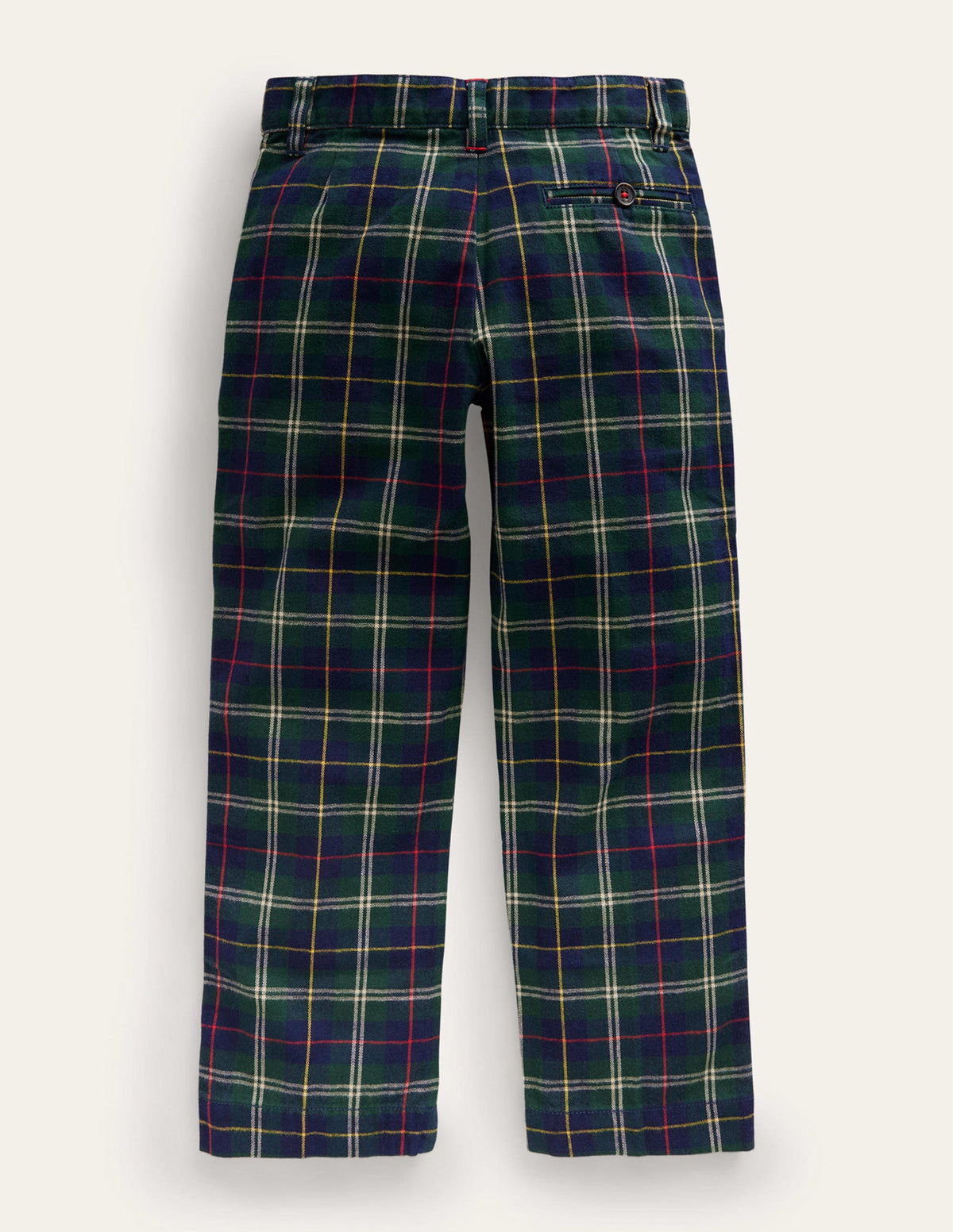 Smart Trousers-Blue / Green Check - Image 2