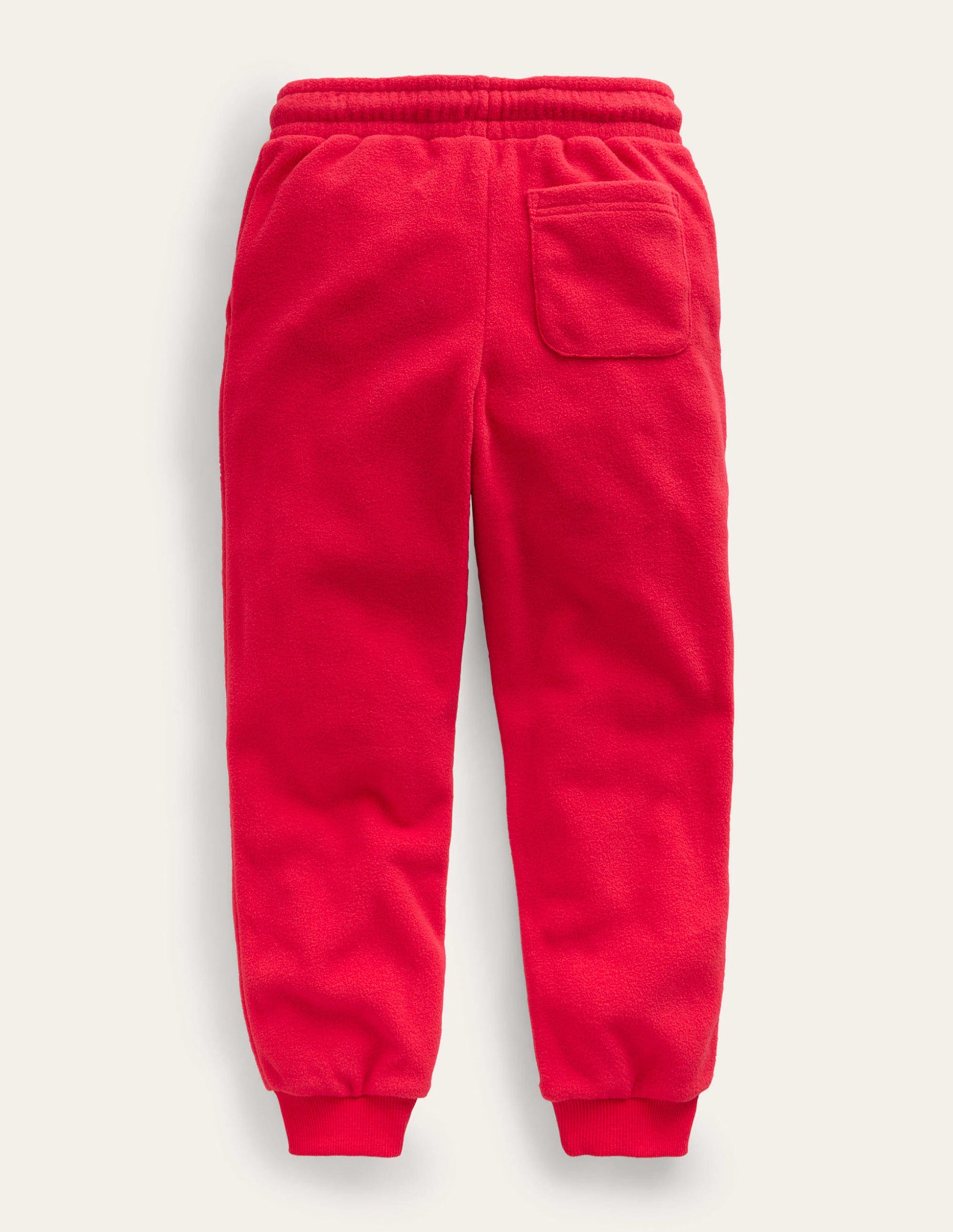 Fleece Joggers-Rockabilly Red-2