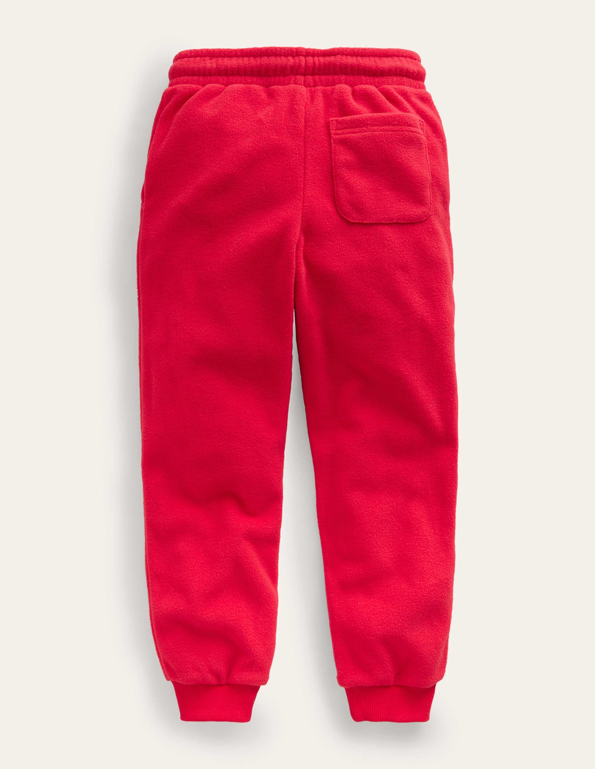 Fleece Joggers-Rockabilly Red - Image 2