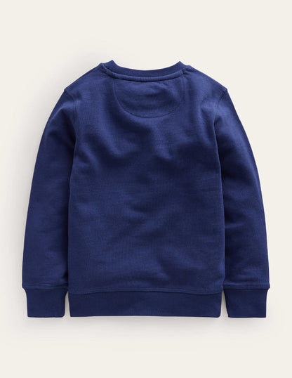 Superstitch Festive Sweatshirt-College Navy Christmas Tree-2