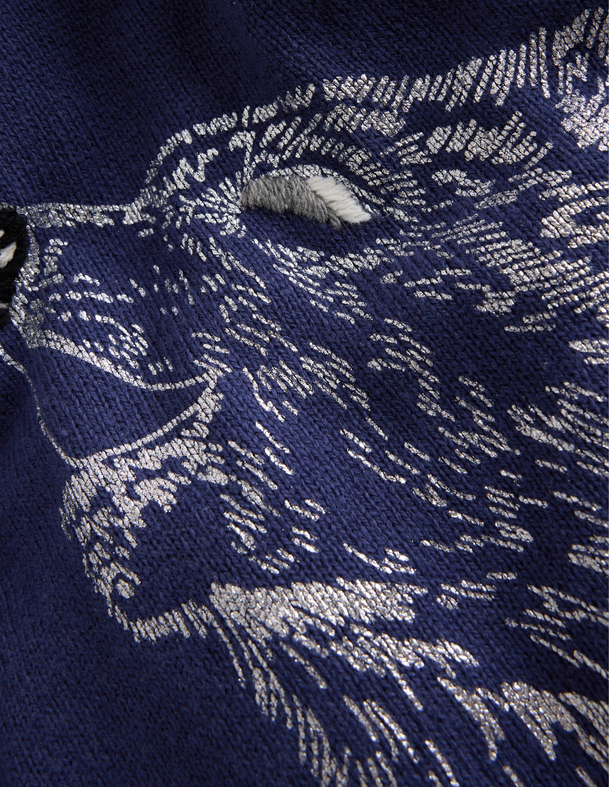 Fun Cosy Jumper-French Navy Wolf - Image 3
