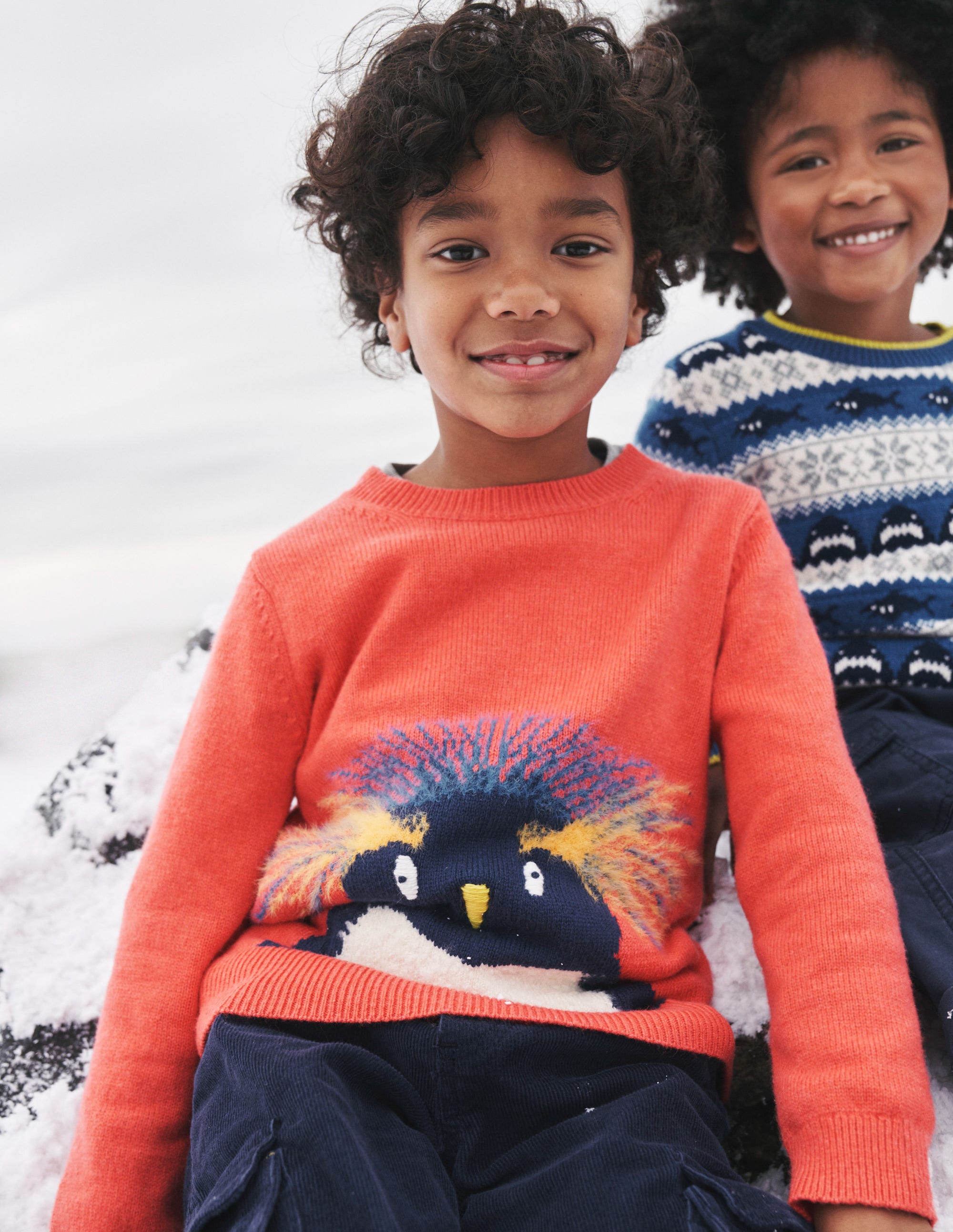 Fun Cosy Jumper-Jam Red Penguin - Image 4