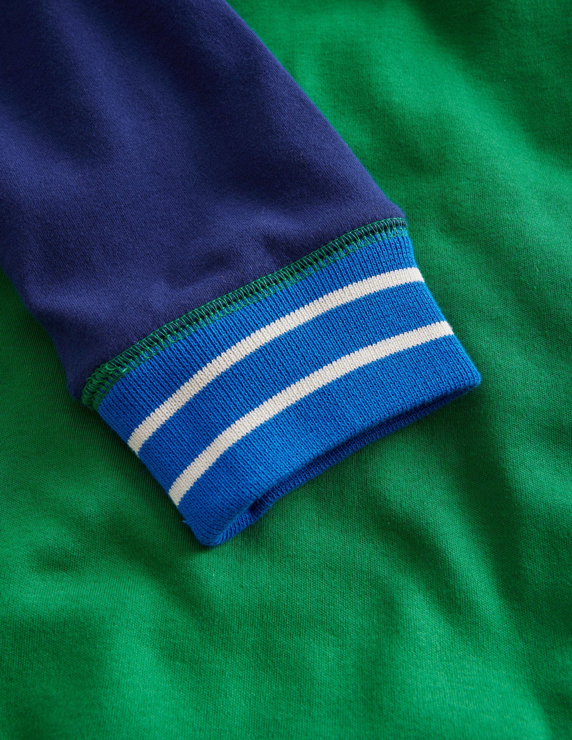 Supersoft Raglan T-shirt-College Navy/ Egyptian Blue-3